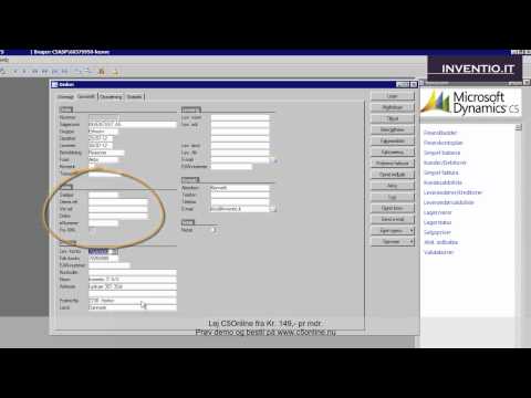 Videoguides til Microsoft Dynamics C5/c5online