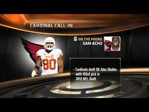 Sam Acho discusses Alex Okafor on LHN [May 8, 2013]