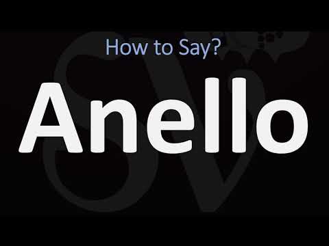 How to Pronounce Anello? (CORRECTLY)