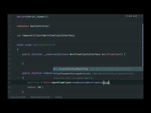 Temporal Workflow: Running Workflow Instance