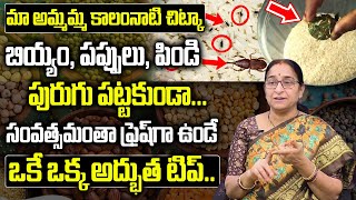 బియ్యం పురుగు పట్టకుండా ఉండాలంటే | Biyyam Purugu Pattakunda | How to Protect Rice from Worms