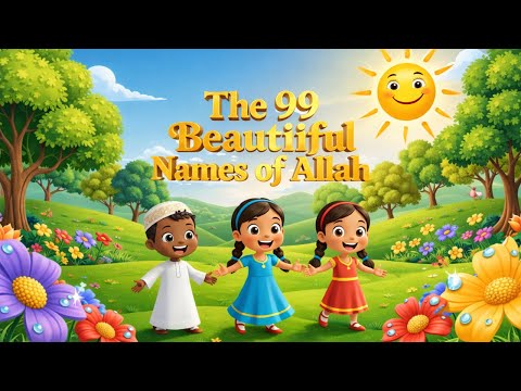 99 Names of Allah for Kids | Asma ul Husna with Cute Islamic Animation | Hidayah Kids English