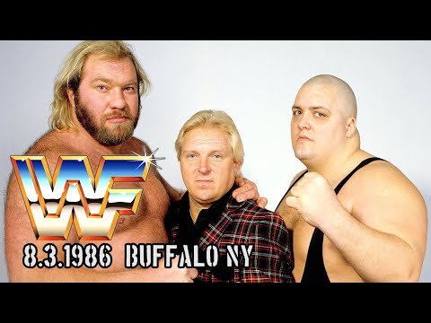 WWF Buffalo, NY : June 3rd, 1986 (George Steele, King Tonga, Sivi Afi vs Heenan Family)