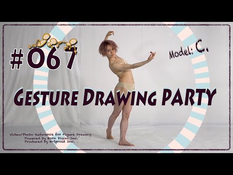 GESture DRAWing Party : #067 C.　－Video/Photo Reference for Figure Drawing－