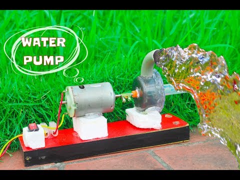 How to make  High Power Mini Water Pump at home - Mini Centrifugal Pump Video