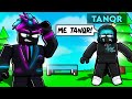 I 1v1'ed The Most Toxic FAKE TANQR In Roblox BedWars...