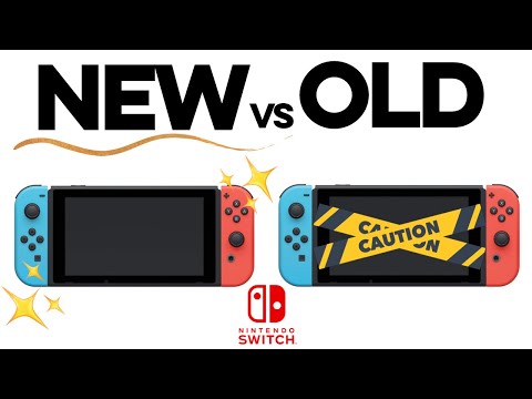 Part of a video titled NEW vs OLD Nintendo Switch - HOW TO Tell if you own the ... - YouTube