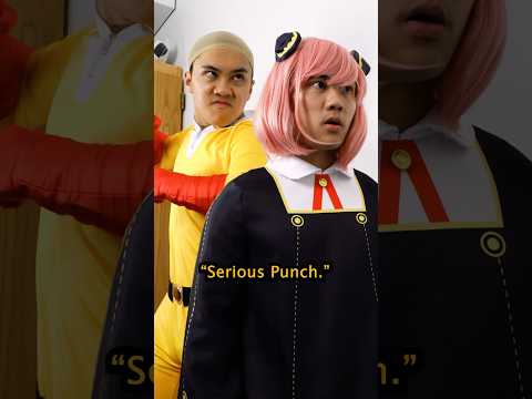 Saitama vs Anya #onepunchman #spyxfamily #anime