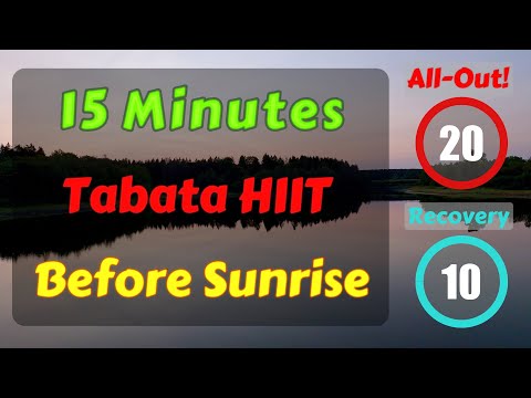 15 Minute Tabata HIIT Workout for Treadmill, Elliptical, Rowing Machine etc. - POV Virtual Scenery