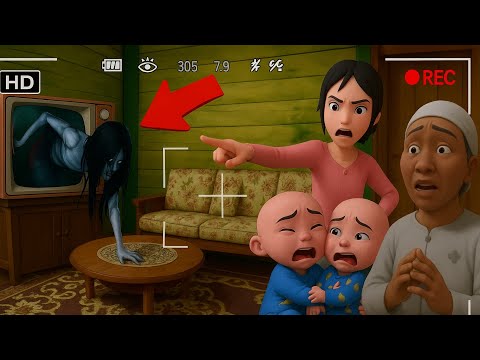 TEREKAM JELAS !!!! Penampakan Hantu Ngesot dirumah Kak Ros Opah Upin Ipin Takut