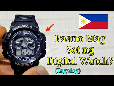 Paano Mag Set Ng Digital watch? | Digital Relo Settings (Tagalog)