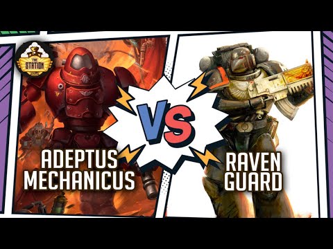 ADEPTUS MECHANICUS vs RAVEN GUARD I Репорт | 2000pts I Warhammer 40000