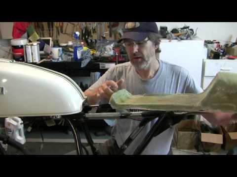 Reinforce Fiberglass Seat Pan - GS550 Cafe Racer (Part 53)