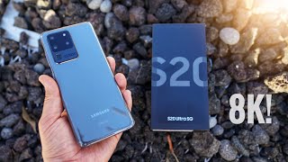 Samsung Galaxy S20 Ultra Unboxing and Camera Test