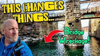 ABANDONED HISTORY HIDING Behind a Cemetery... (Lehigh Valley Railroad)