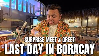 MY LAST DAY IN BORACAY | BEACHFRONT MOMENTS & MEETING MY AMAZING FOLLOWERS