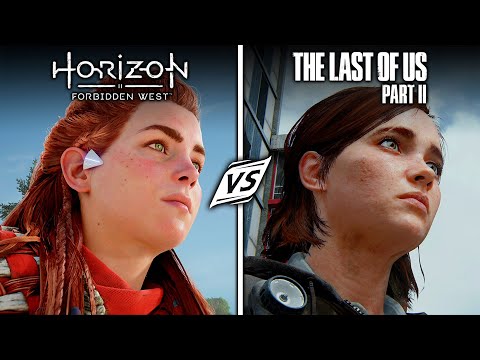 Horizon Forbidden West vs The Last of Us Part 2 - Details (Who Does it Best?)