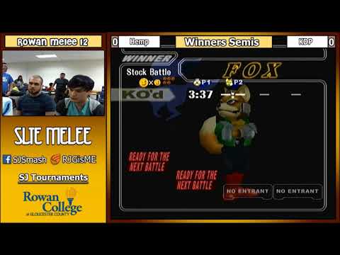 Rowan SSBM 12: Hemp (Fox) Vs. KDP (Sheik) - Winners Semis
