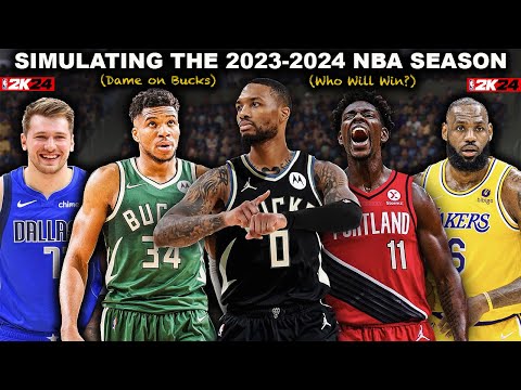 Damian Lillard TRADED! The Official 2024 NBA Season Simulation on 2K24! (Live Games)