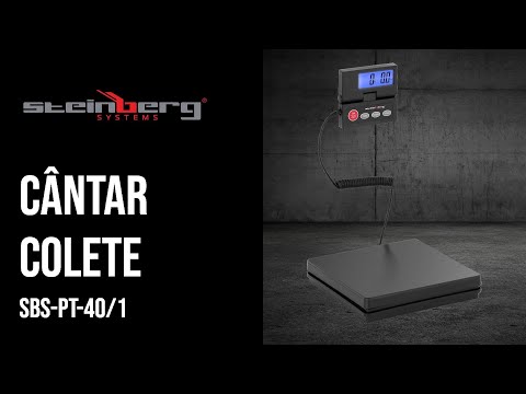 video - Cântar Colete - Digital - 40 kg / 1  g - Afișaj LCD extern