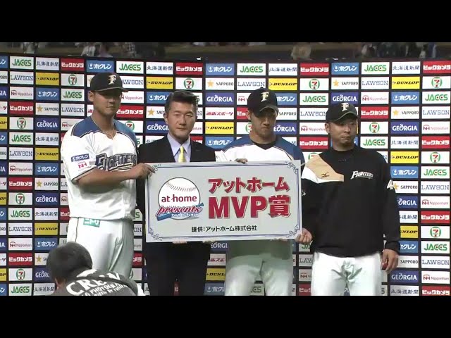 ファイターズ中田選手・市川選手・谷元投手ヒーローインタビュー 2014/6/3 ファイターズ対カープ