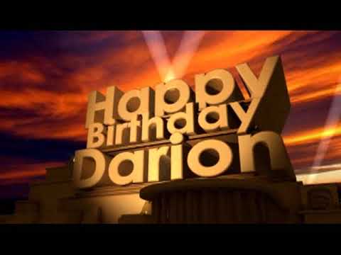 Happy Birthday Darion