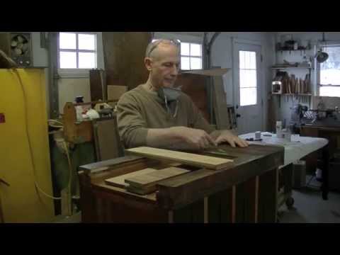 Repairing Buckled Veneer - Thomas Johnson Antique Furniture Restoration