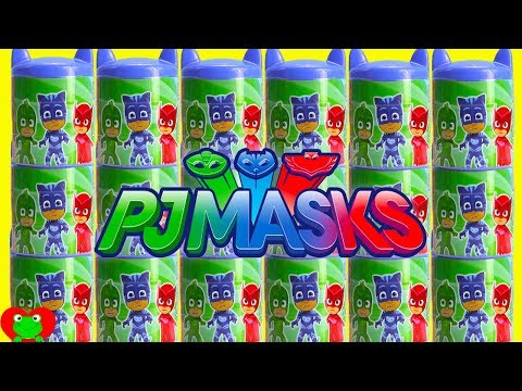 Genie Opens PJ Masks Headquarters Surprise Capsules Video