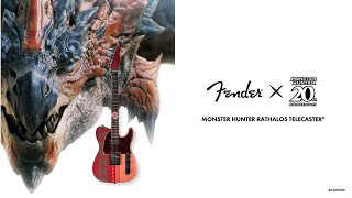Video thumbnail for 『Monster Hunter Rathalos Telecaster®』モンスターハンター20周年記念、Fender コラボレーションギター2025年3月発売！ by Fender Music Japan