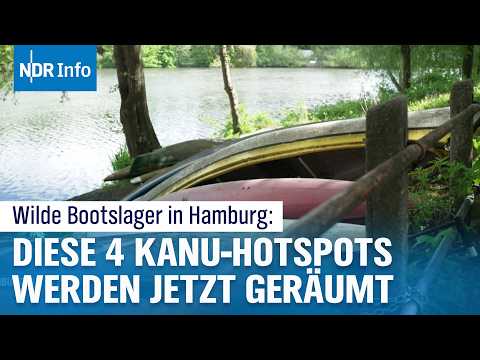 Video Thumbnail: Hamburg geht gegen Schrott-Kanus an der Alster vor | NDR Info