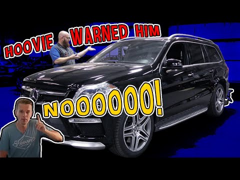He was warned! SOOO many things can go wrong on this GL63 AMG! What does the Wizard find?