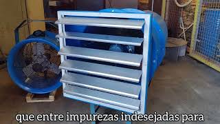 Ventilador com Damper Sob Pressão