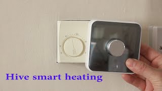 Hive Thermostat smart heating installation