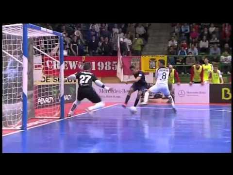 Caja Segovia 5 - FC Barcelona Alusport 4 - Semifinales (Partido 1) Play Off 12/13