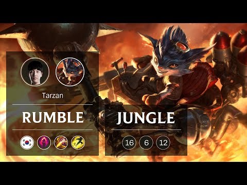 Rumble Jungle vs Xin Zhao - KR Challenger Patch 9.1