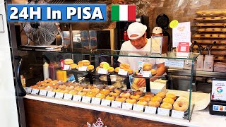 Travel vlog - 24 Hours In PISA - Best Local Pasta & Italian Street Food!