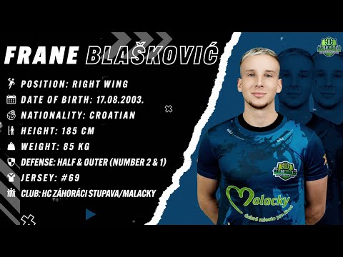 Frane Blaskovic | Right Wing | HC Zahoraci Stupava | Highlights | Handball | CV | 2023/24