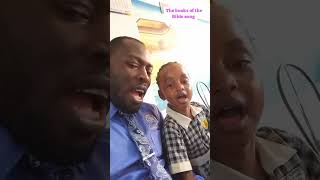 The books of the Bible song chaplain Sekakoni Henry Gideon with the kindergarten part 2