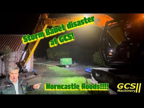 Disaster at GCS HQ and Horncastle floods due to storm Babet