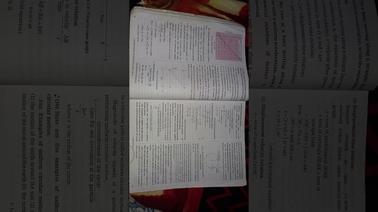 Chapter 1 Science 1  Laws of motion digest answers