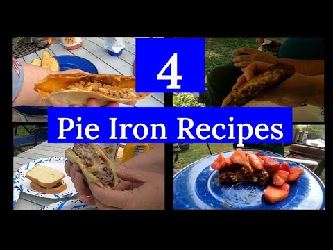 4 Pudgie Pie Iron Recipes!