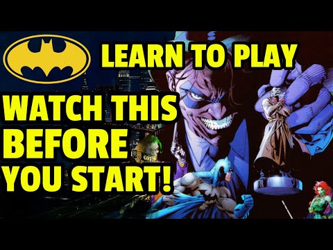 How to Play Batman Miniature Game 2021 - Setting Up The Game!