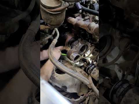 Diesel tech life... Cummins turbo replacement