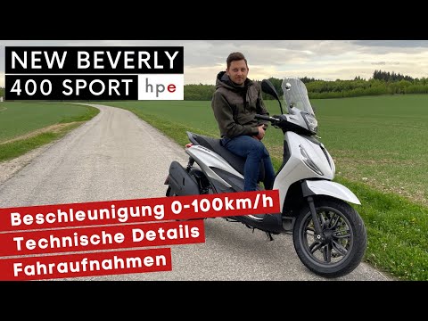 2021 Piaggio Beverly 400 Sport hpe | Beschleunigung 0-100 und technische Details