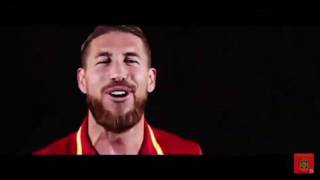 La roja baila. Sergio Ramos