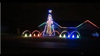 Borcherding Lights 2015 - Light of Christmas by Owl City