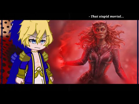 °•//Gods React To Wanda Maximoff//🇧🇷🇺🇸//Scarlet Witch//Record Of Ragnarok//Gacha Club//•°
