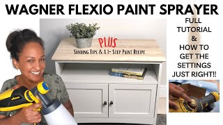 Using A Wagner Paint Sprayer | Furniture Painting For Beginners | Set Up & Tutorial