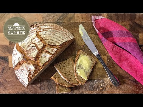 ROGGENBROT selber backen mit Sauerteig | 100% Roggenmehl | Brot backen | gesund & lecker