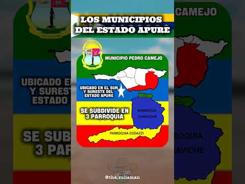 ¿y tú conocías los municipios del estado Apure?